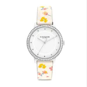 COACH WOMEN'S WATCH 32MM MYSTICAL FLORAL PRINT "RAYDEN" WATER RESISTANT NEW!